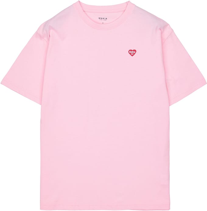 Makia Essence T-shirt Met Korte Mouwen Roze L Man
