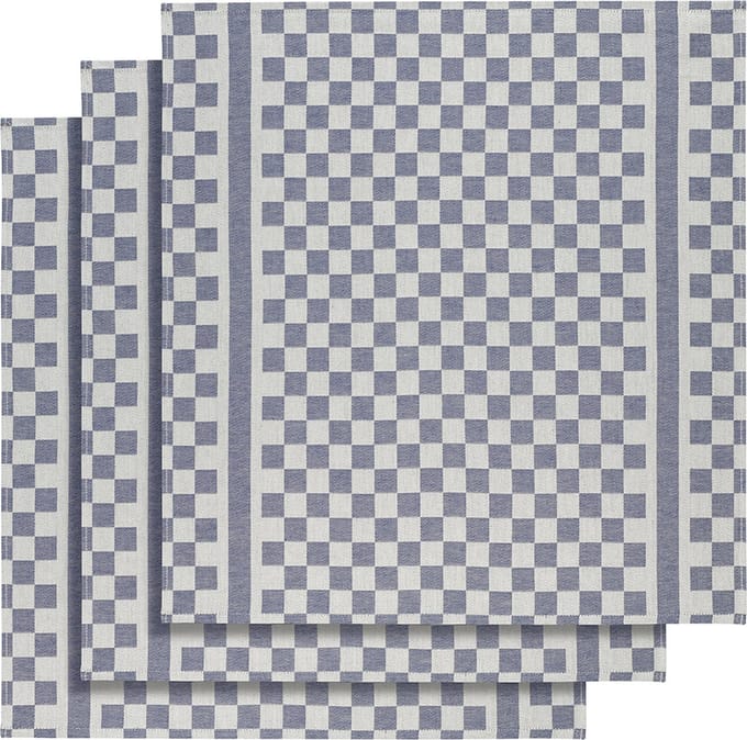 De Witte Lietaer Theedoek Groom-A - 3 stuks - 65 x 70 cm - Katoen