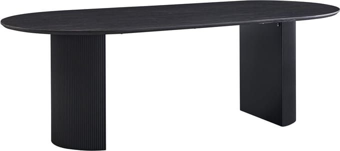 Eetkamertafel Odile Donkerbruin - MDF - Overig - 230x110cm - Hoogte 76 cm