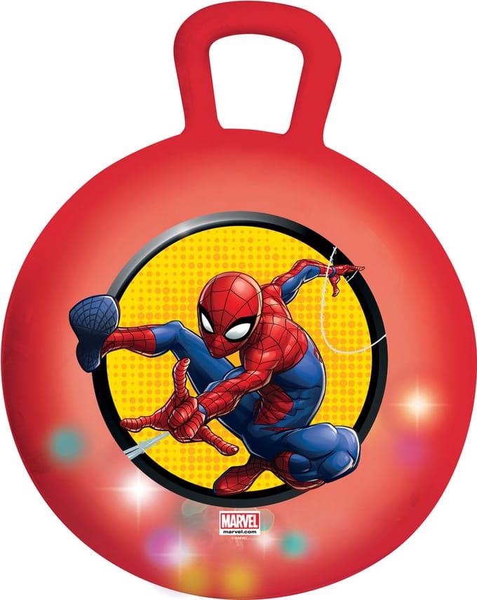 Spider-Man Elektronische Opblaasbare Skippybal 18' / 45cm