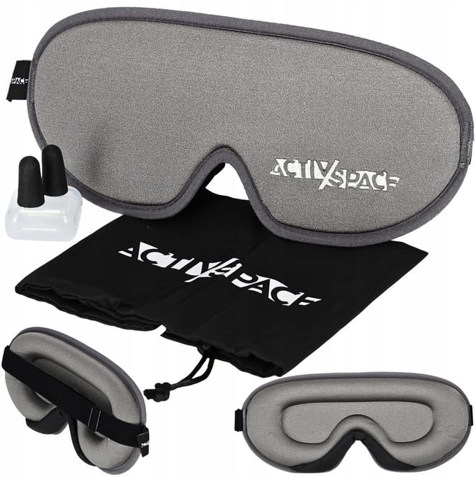 3D Memory Slaapmasker - Volledige Verduistering voor Rustige Nachtrust