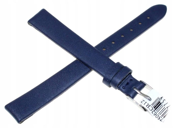Morellato Leren Horlogeband 12mm Marineblauw