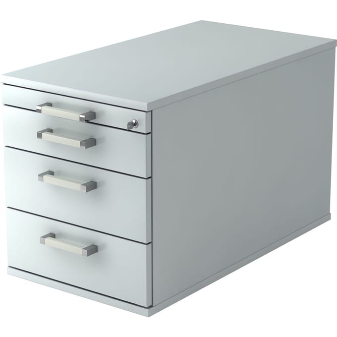 SIGNA TC30 CE - Rolcontainer Grijs Chrome metaal handgreep