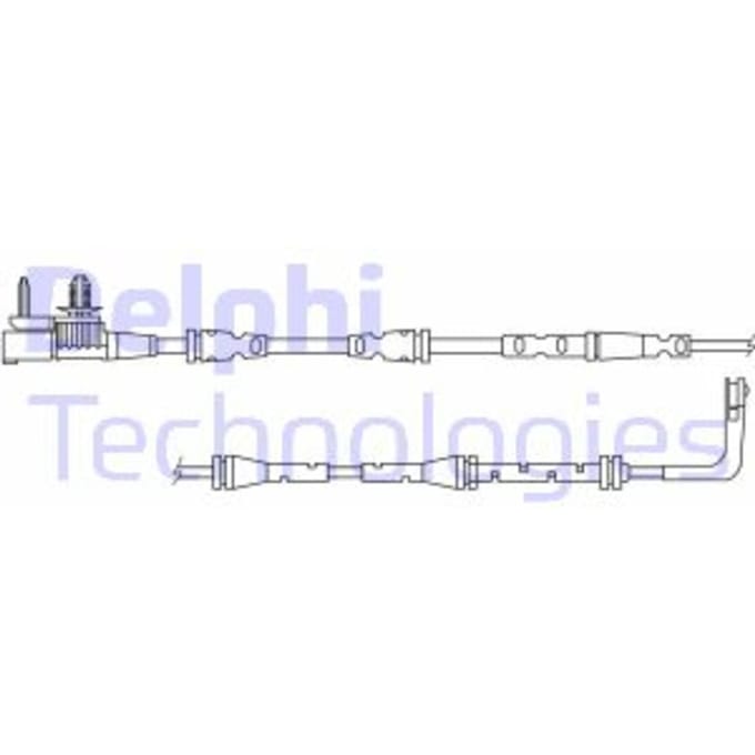 Waarschuwingscontact, remblokslijtage DELPHI LZ0318