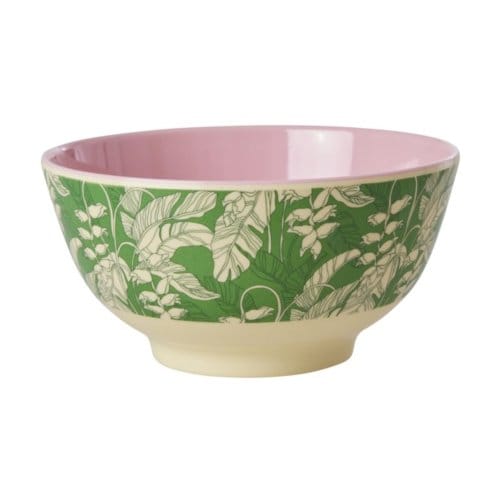 Rice melamine kom medium paradise print