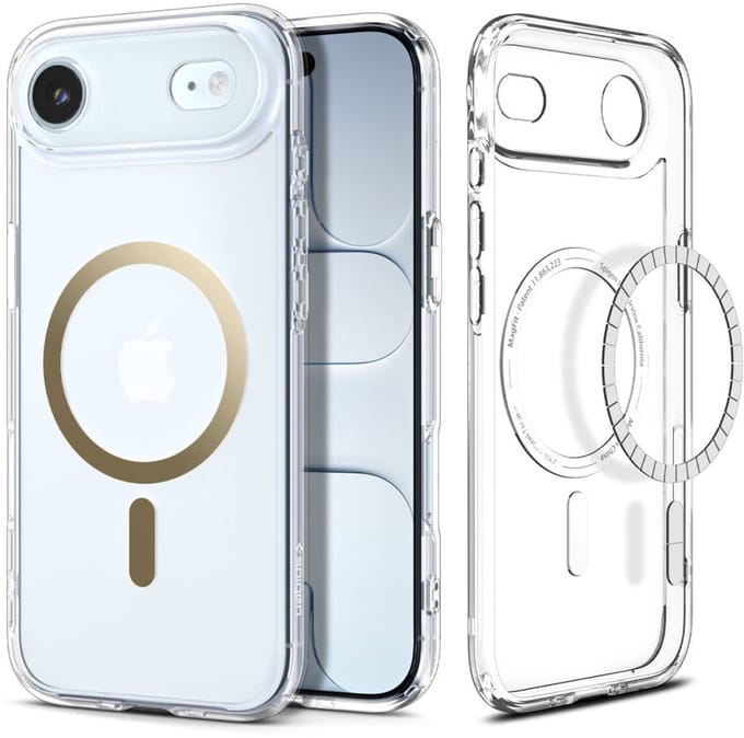 Spigen Ultra Hybrid MagFit iPhone Air Hoesje MagSafe Transparant Goud