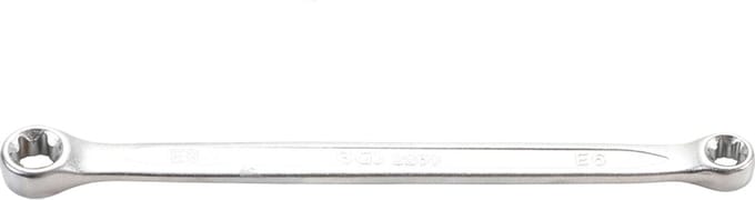 BGS dubbele ringsteeksleutel met E-profiel ringkoppen SW E6 x E8 - 2260