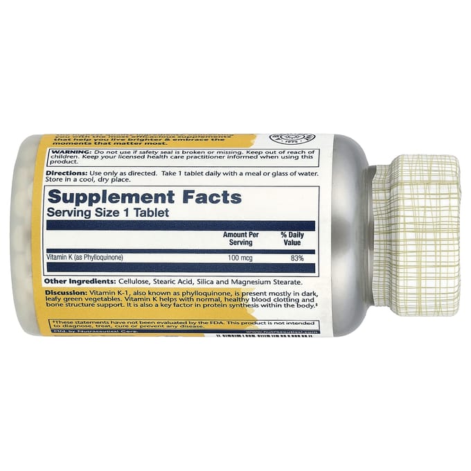 Vitamine K, 100Mcg, 100 Tabletten
