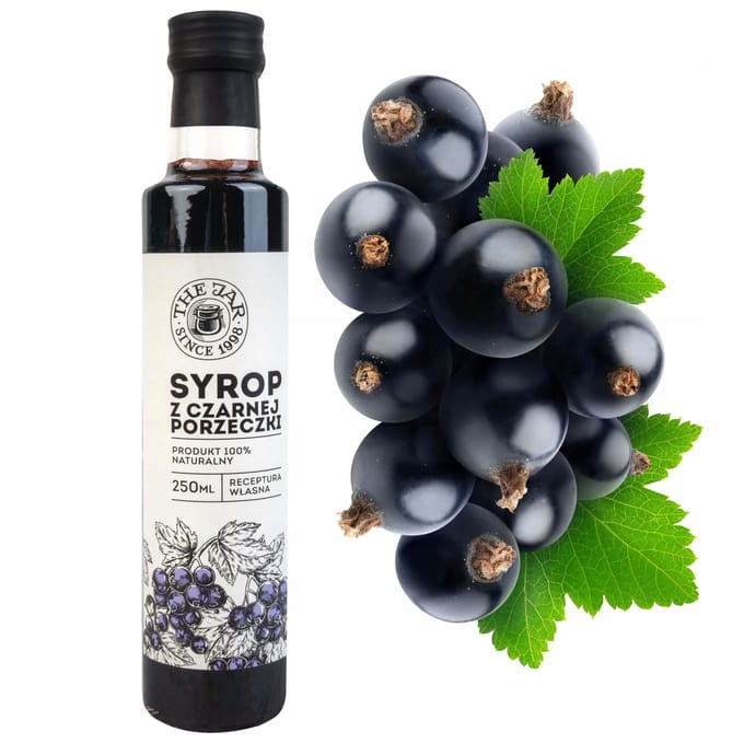 Zwarte Bes Siroop De Pot 60% Fruit Riet Suiker Natuurlijk