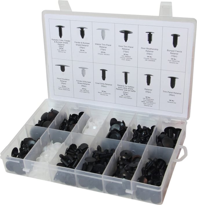 Interieur clip set - Auto clips 340 dlg - Universeel - Interieurclips - XP Tools
