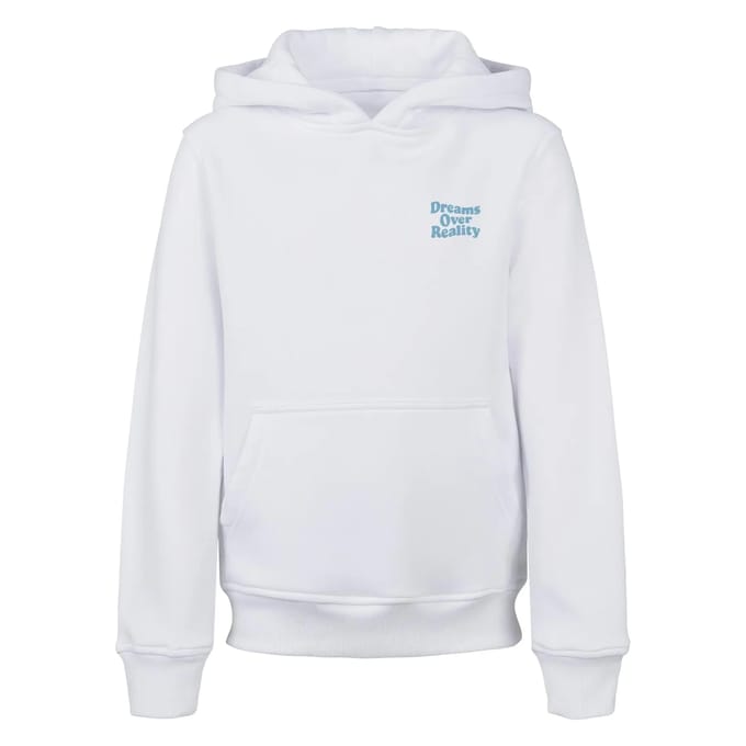Mister Tee - Dreams Over Reality Basic Kinder hoodie/trui - Kids 146/152 - Wit
