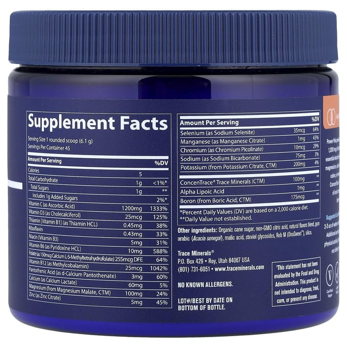 Trace, Pack d'alimentation, Citron Citron Vert, 275g (9.7oz)