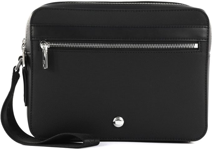 LACOSTE polstasje Langon Clutch Noir zwart