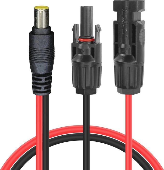Zonnepaneel naar DC-8 mm Kabel 1 Meter voor Powerstations