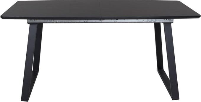 Svea - Timo uitschuifbare eettafel - 160/200 x 85 cm - zwart
