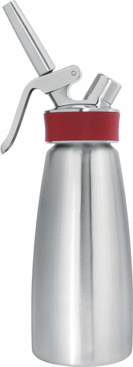 iSi Gourmet Whip Plus rvs (0.5 Ltr) - set met 10 patronen