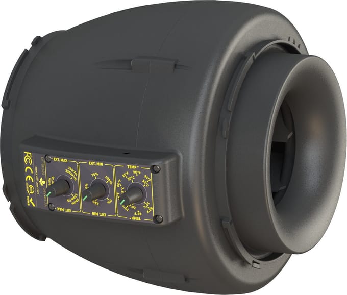 Secret Jardin DF16 Extractor Ventilator 150/250/350 m³/h - 25 cm x 25 cm x 21 cm