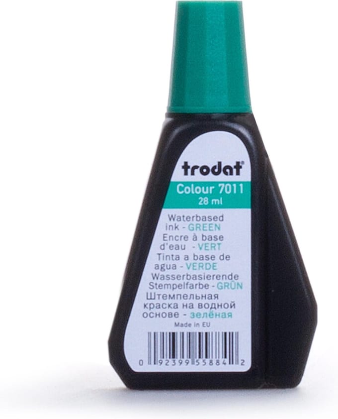 Trodat Stempelinkt, 28ml Groen