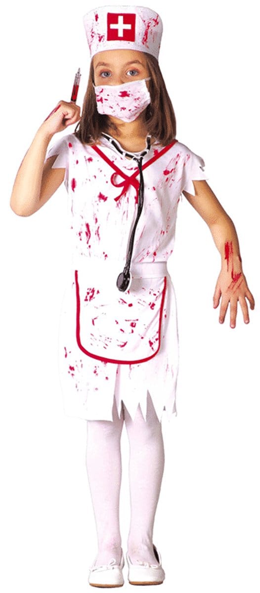 Fiestas Guirca - Zombie Nurse Child (7-9 jaar)