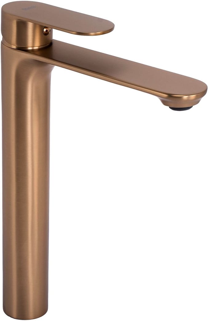 Rea drop HIGH - Wastafelkraan - Geborsteld Koper - 11X15,5X29CM
