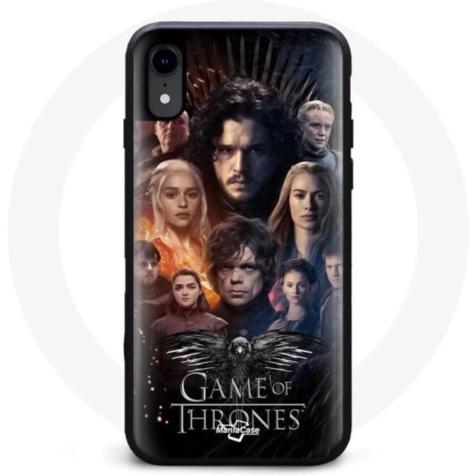 Coque - Game of Thrones - Iphone X - Rigide - Protection chocs - Logo Aigle Gris