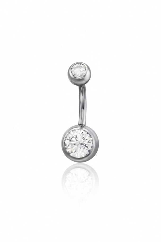 Interne Schroef Barbell Navelpiercing