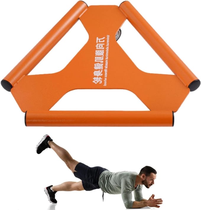 Buikspierroller - Oefenwiel - Core Krachttraining - Driehoekige Stabiliteit - Niet gespecificeerd - Zwart
