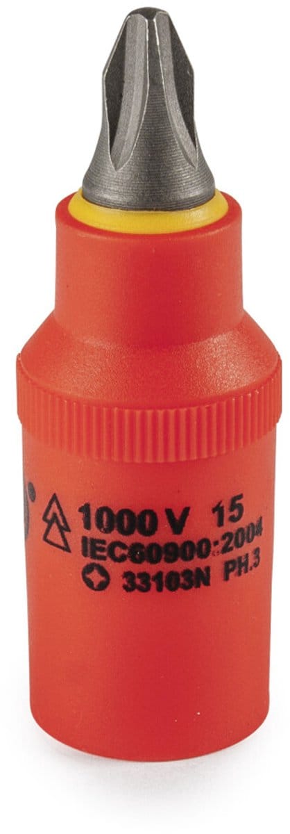3/8'' Phillips Dop/bit, geïsoleerd 1000V