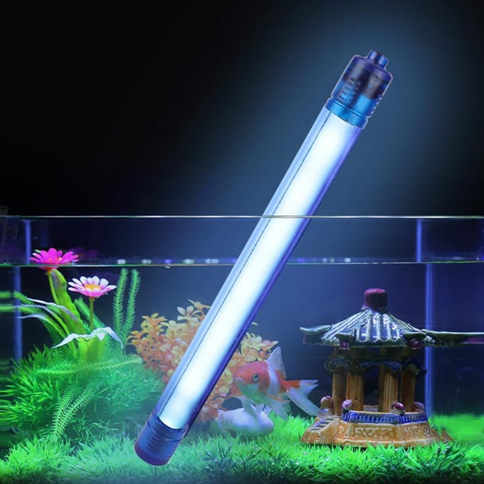 UV Reinigingslamp Vissentank Aquarium Onderwater Algenverwijdering Waterlicht black