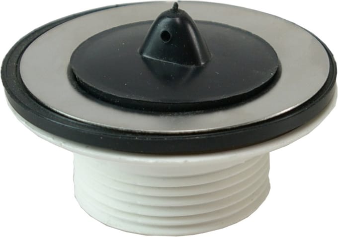 Afvoerplug Riko Kunststof - 5/4 60mm - Wit