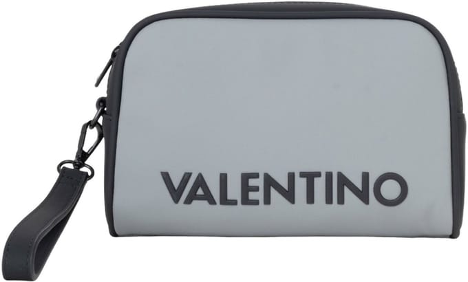 VALENTINO accessoiretas Axel Soft Cosmetic Case Ghiaccio grijs