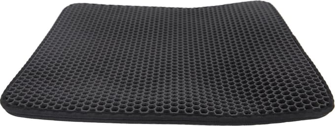 Dubbellaagse Kattenbak Mat met Opvangzak voor Kattengrint - 50x40 cm