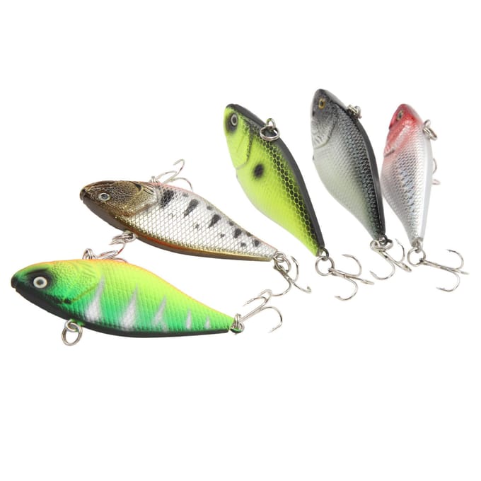 Aas Hard Aas Set Topwater Vissen Aas Dreggen Haken Harde Baits Set voor Zoutwater en Zoetwater Vissen gray