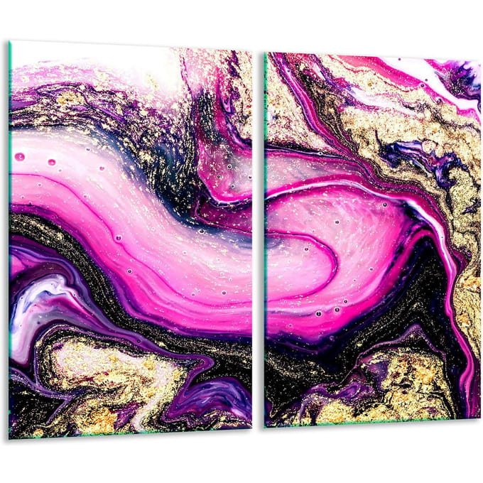 TMK ArtDeko - Snijplank - 2x 30x52 cm - Veilig - Glas