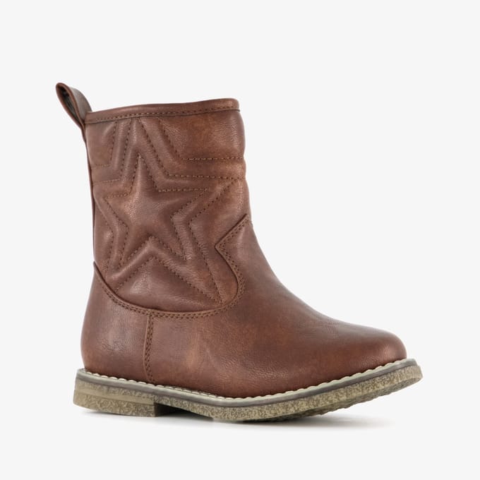 Blue Box meisjes boots met ster bruin - Maat 30