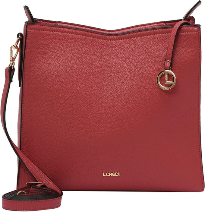 L.CREDI Liora Schoudertas 32 cm - Dames - rouge