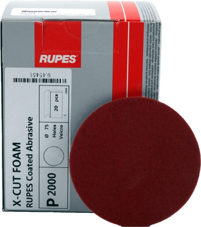 RUPES - X-Cut Foam Abrasive P2000 75mm