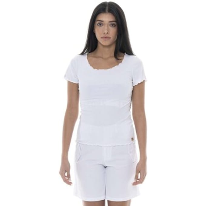 T-shirt Korte Mouw Leone 1947 Woman Rib Chic
