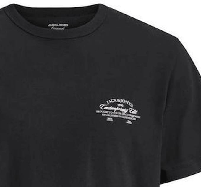 JACK&JONES - JORNANTUCKET SCRIPT CHEST TEE CN - Heren - T-shirts