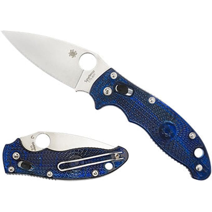 Spyderco Zakmes Manix 2 Lightweight Translucent Blue CTS BD1 PE