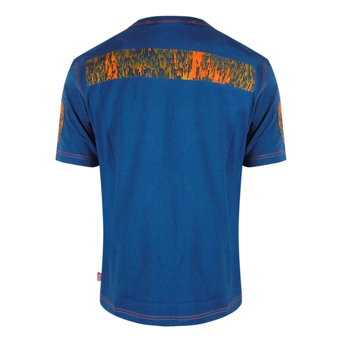 Diesel Block Logos Ensign Blue T-shirt