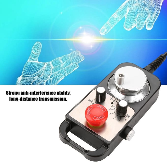 5V Universeel Elektronisch Handwiel Handmatige Pulsgenerator CNC Handige Pulser