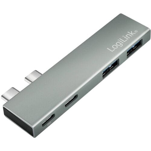 LogiLink UA0399 USB-C dockingstation Geschikt voor merk (dockingstation): Apple USB-C Power Delivery