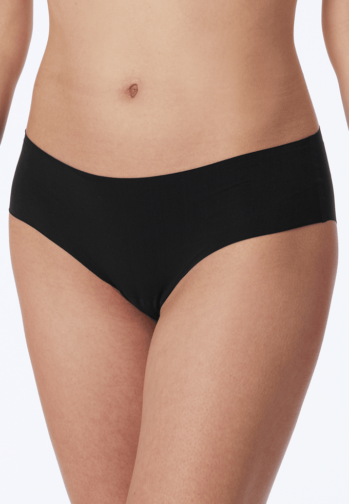 Schiesser Panty naadloos - Invisible Light Dames Onderbroek - zwart