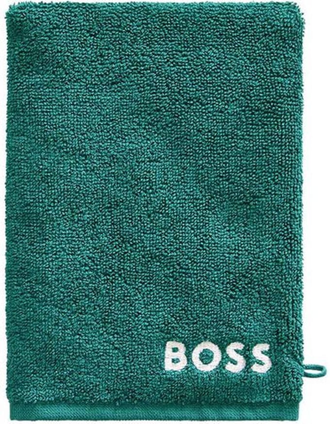 Hugo Boss washandje - Plain - Everglade - 15x21 cm