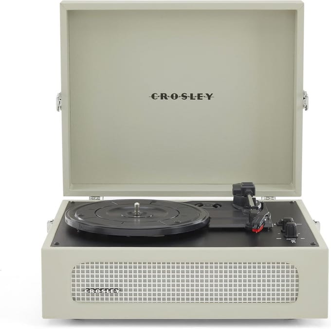 Bluetooth Platenspeler met 3 Snelheden - Speelt 7”, 10” en 12” Platen af