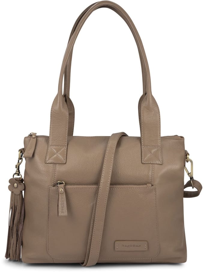Bag2Bag - Edson - Handtas - Schoudertas - Leer - Dark Stone