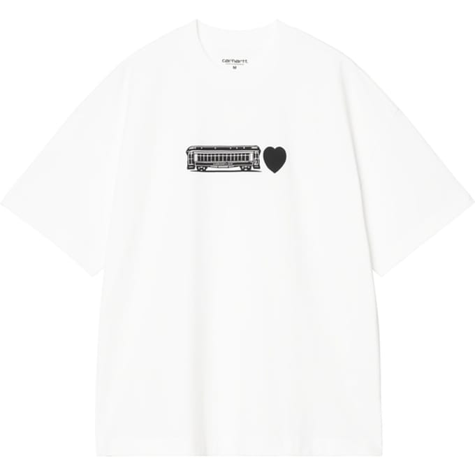 Carhartt Deconstructed Label T-shirt Wit