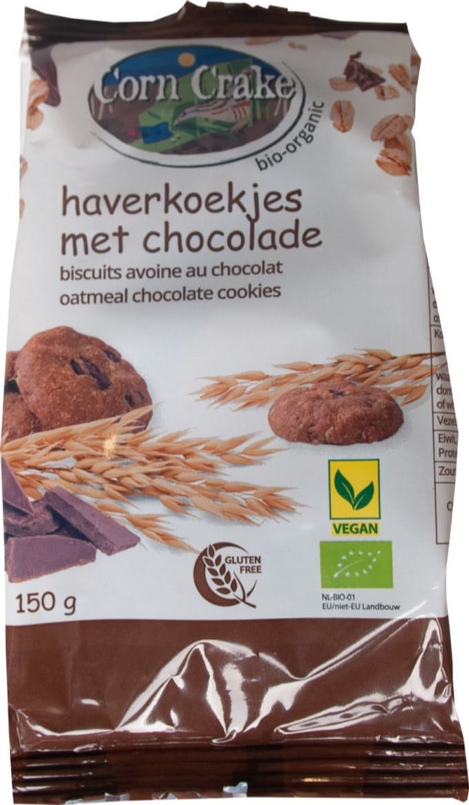 Corn Crake Choco Haverkoekjes 150GR