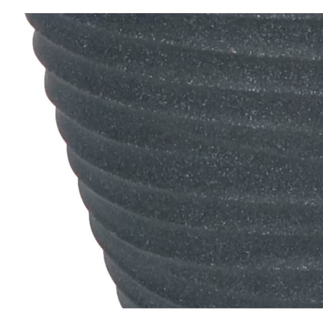 4goodz Plantenbak/bloembak hoog rond 40 cm met ribbels